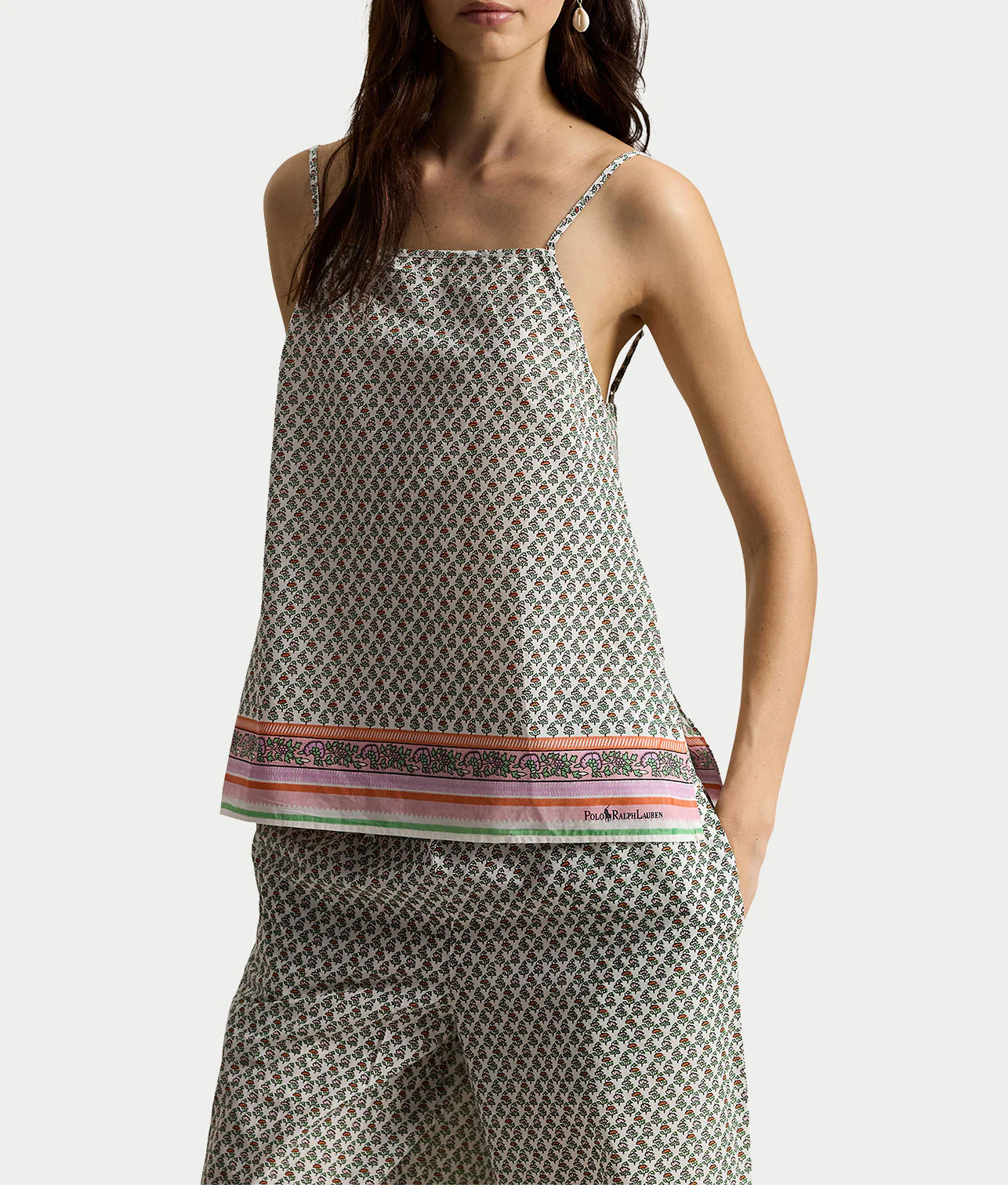 Sleep Tunic Woven Pajama Set - Image 4