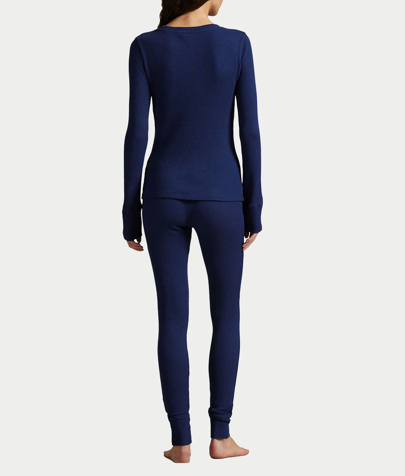 Waffle Knit Jogger Pajama Set - Image 7