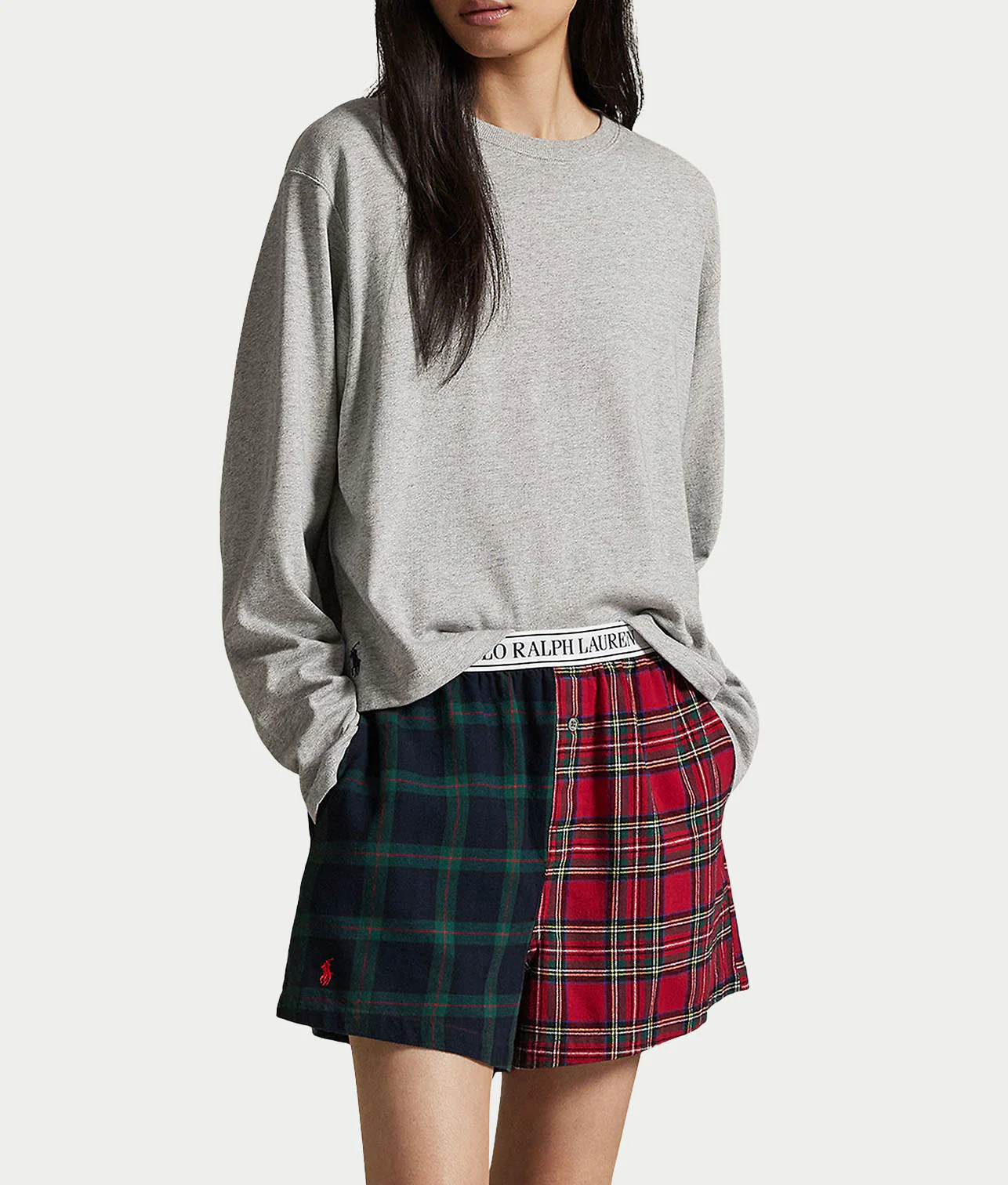 Plaid Woven Boxer