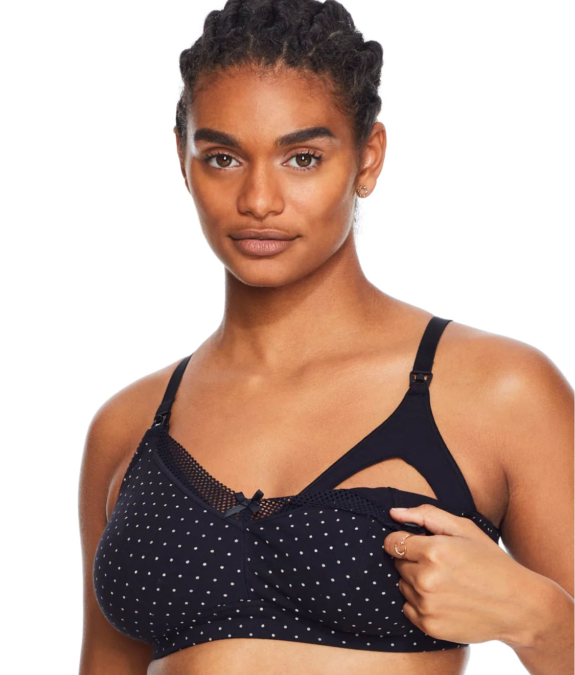 Love To Lounge Cotton Wire-Free Nursing Bra - Image 5