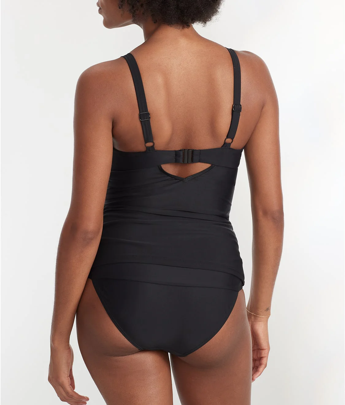 Space Twist Front Wire-Free Tankini Top - Image 2