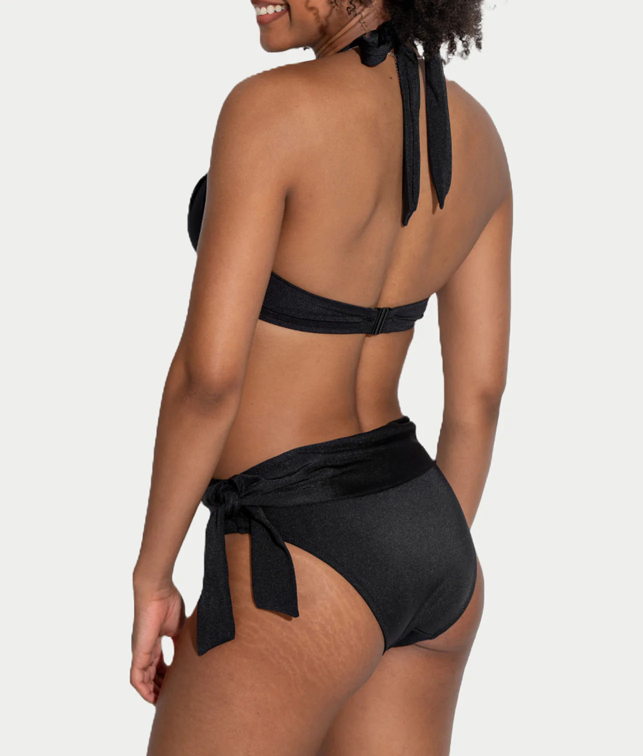 St Kitts Side Tie Fold-Over Bikini Bottom - Image 2