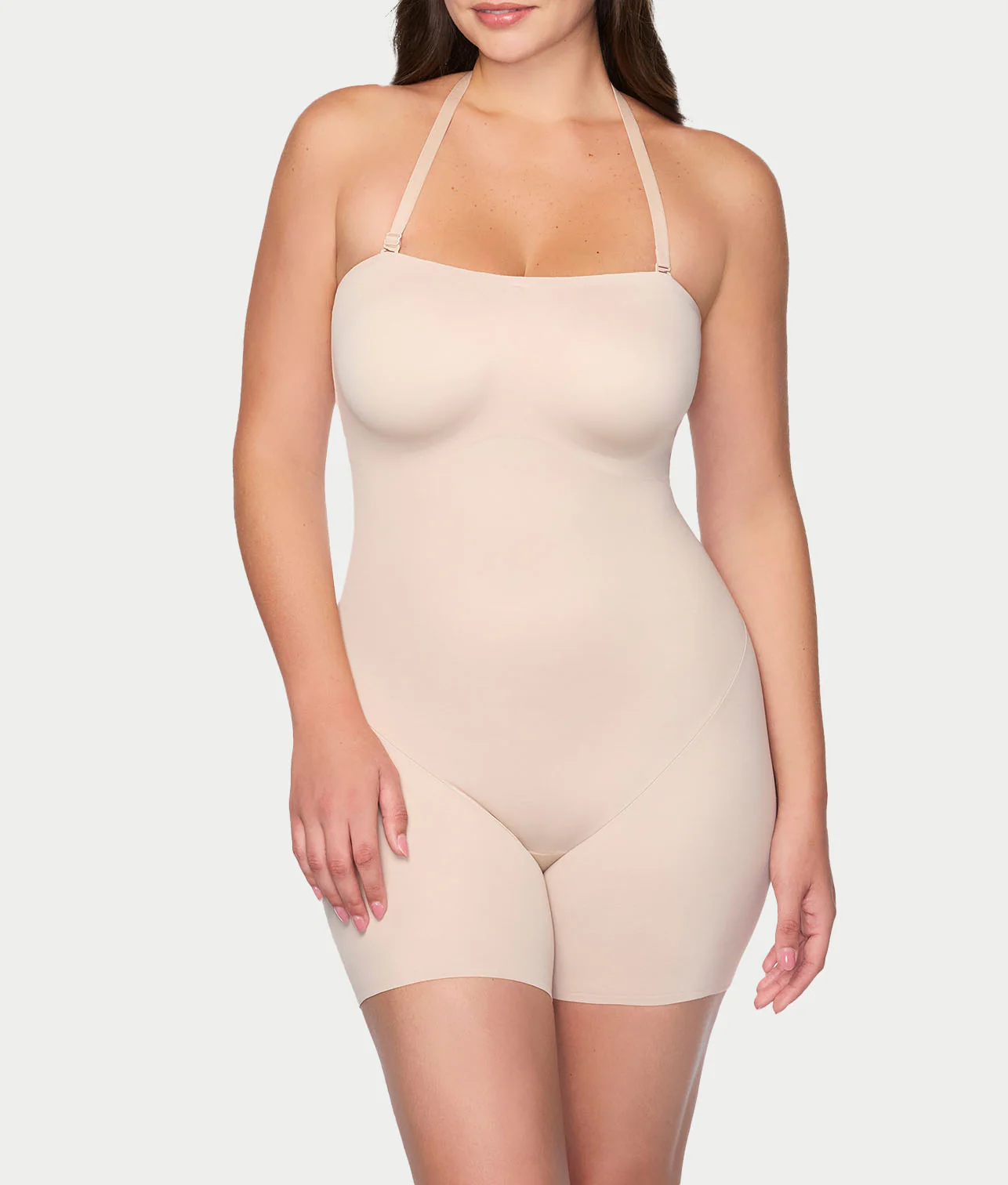 Dress Rehearsal Firm Control Mid-Thigh Strapless Body Shaper - Image 13